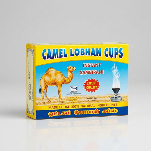 Camel Sambrani/Loban Cups (6 Jumbo Cups)