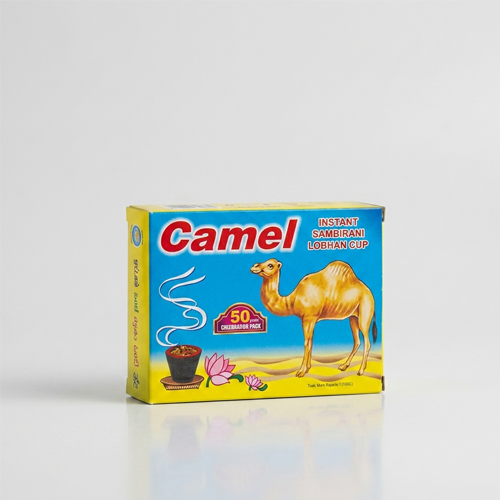 Camel loban Sambrani Instant Dhoop Cups (10 Cups) - Pack of 12