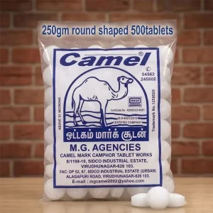 250g ROUND SHAPED 500 TABLETS POUCH