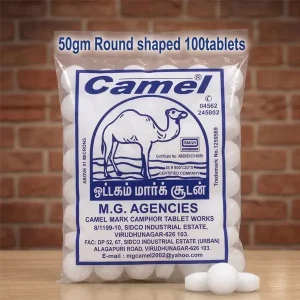 50gm round shaped 100tablets